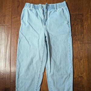 Madewell Pull-On Balloon Jeans in Brittany Wash, Womens, Small